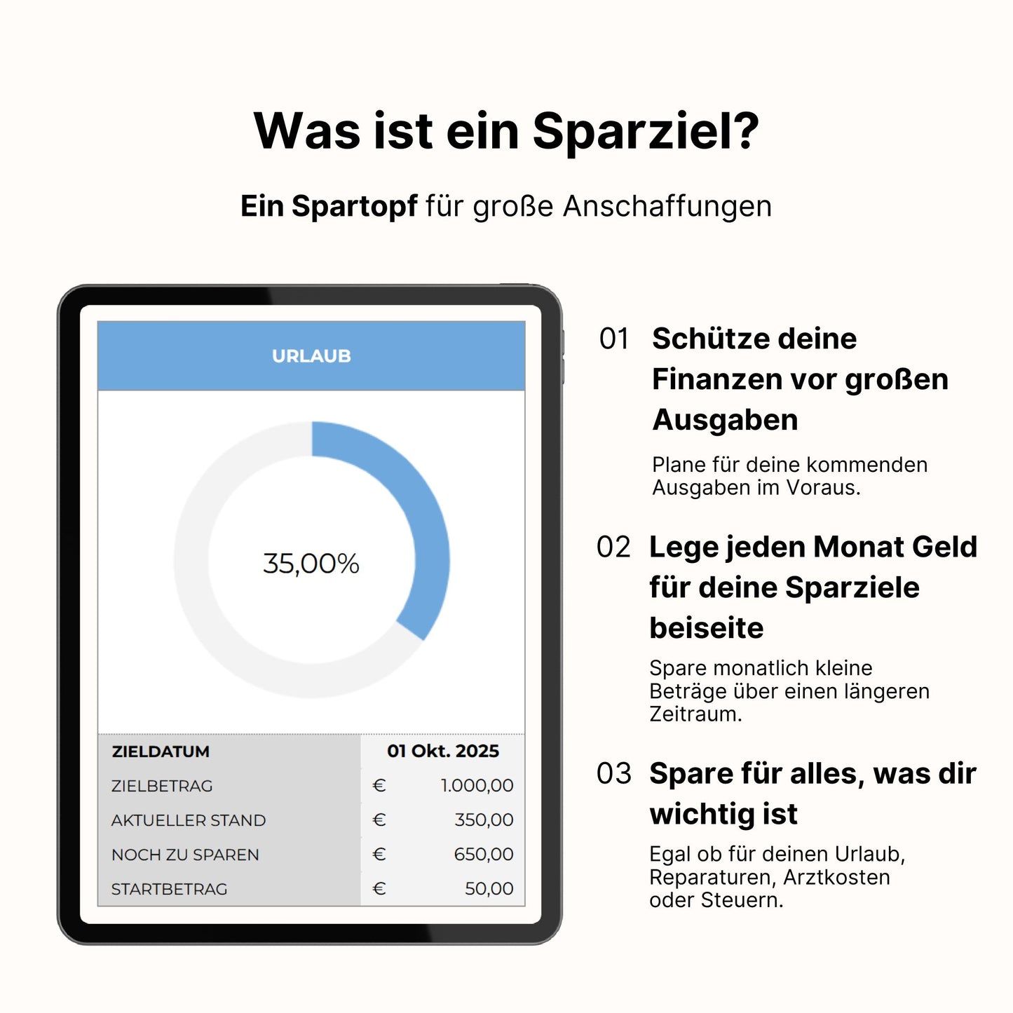 Sparziel Tracker