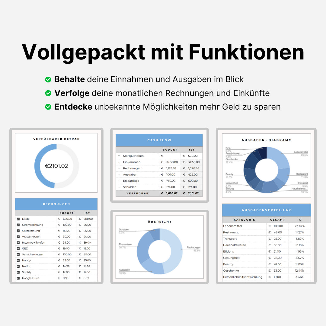 Einfaches Haushaltsbuch