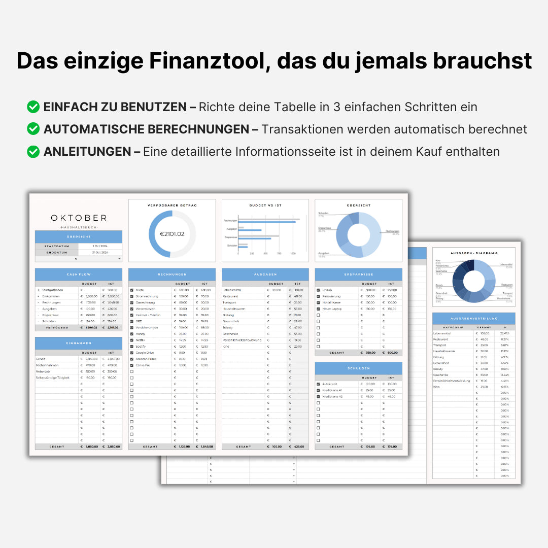 Einfaches Haushaltsbuch