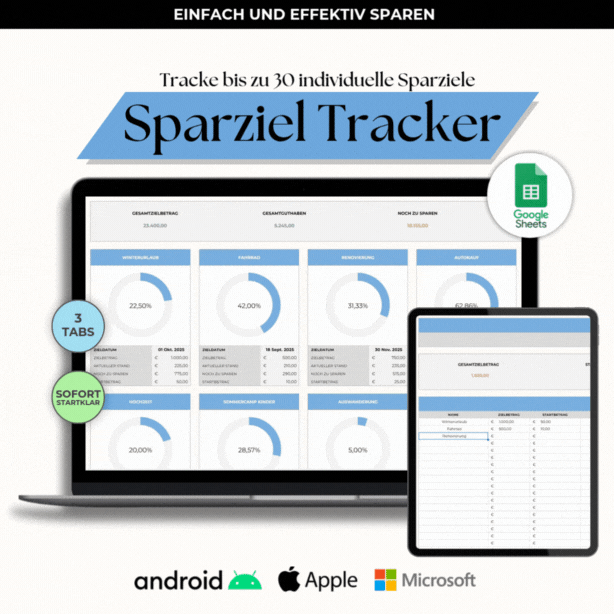 Sparziel Tracker