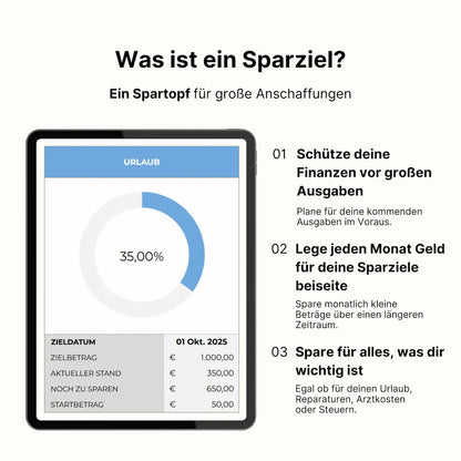Sparziel Tracker