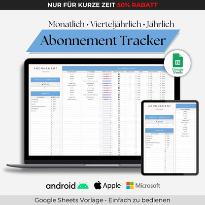 Abonnement Tracker