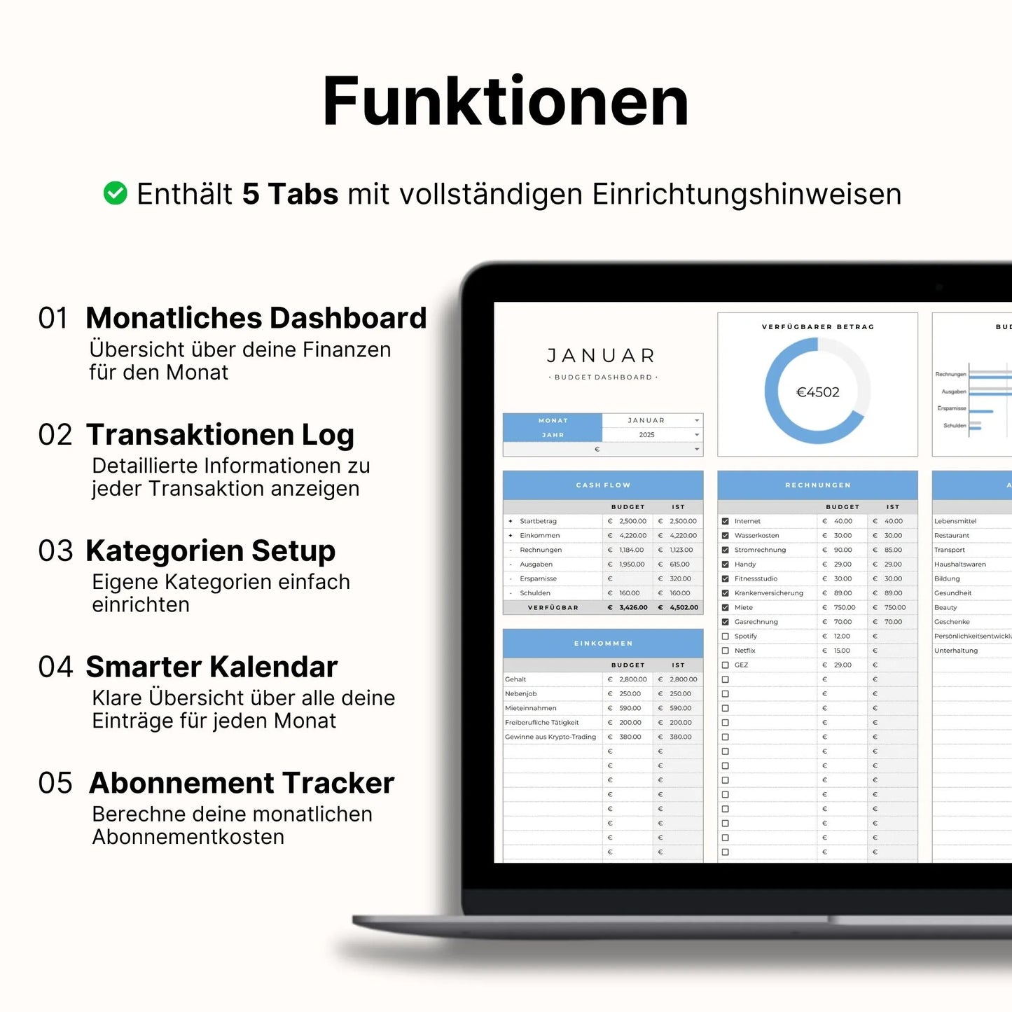 Haushaltsbuch Plus