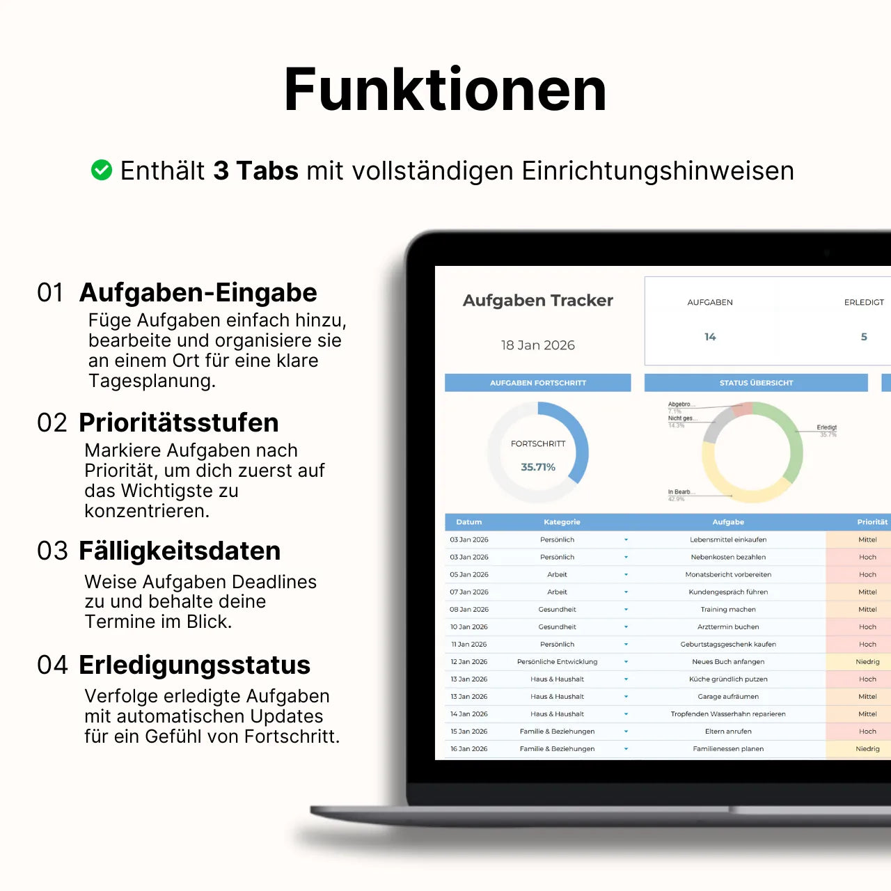 Aufgaben Tracker